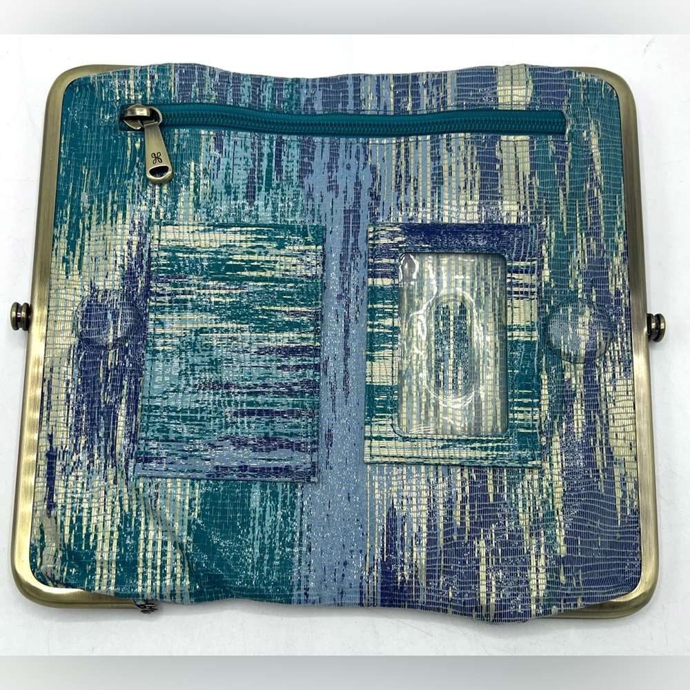HOBO Blue and Green Wallet - Picture 10 of 13